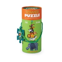 Puzzle Vertical Del La Jungla 30Pcs Crocodile Creek