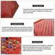 thumbnail image 5 of Juego de mesa de damas chinas AMEROUS de madera de 34,5 cm con 60 canicas, 5 of 7