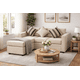 thumbnail image 1 of Seccional Croacia Reversible Beige, 1 of 4