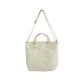 thumbnail image 1 of Bolso bandolera de lona de color liso para niña, bolso de estudiante portátil de lona de un solo hombro, 1 of 6