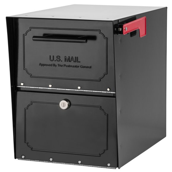 Buzón Architectural Mailboxes 6200B-10 con cierre, negro, 46 x 38 x 29 cm