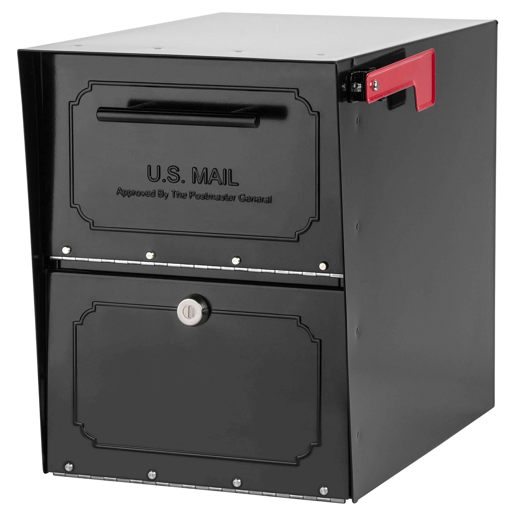 Buzón Architectural Mailboxes 6200b-10 Con Cierre, Negro, 46 X 38 X 29 Cm