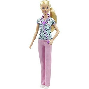 Muñeca Enfermera Barbie Con Uniforme Médico