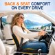 thumbnail image 3 of Conjunto de cojín para asiento de coche Allaboutsla y soporte lumbar, 3 of 9