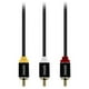 thumbnail image 2 of Cable De Audio Y Video Rca Puntas Doradas 1.2mts, 2 of 4