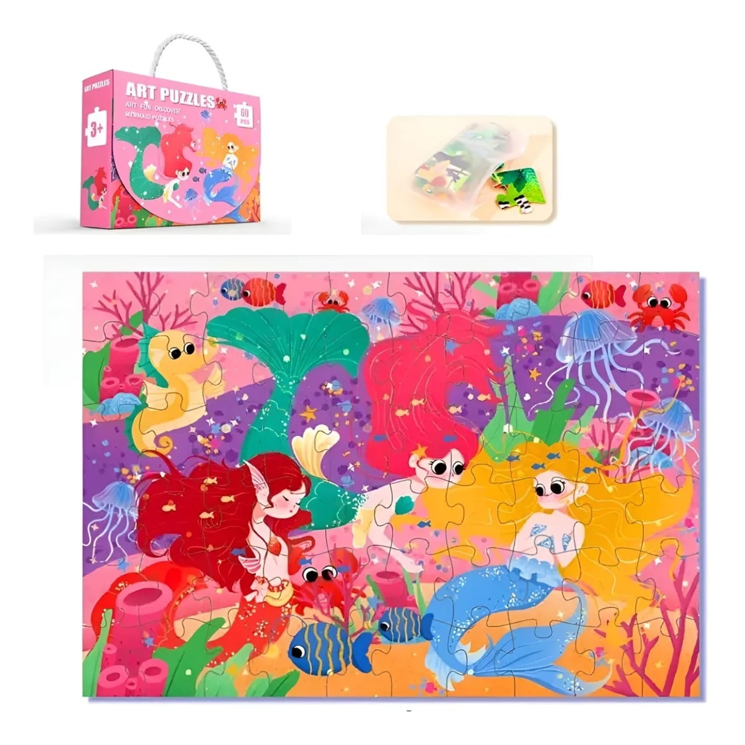 Genérico - Puzzle 60 Piezas Sirena