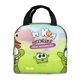 thumbnail image 1 of Om Nom Bolsa Térmica Portátil con Forro de Aluminio Grueso, Bolsa Térmica Impermeable y Hermética para Trabajo, Escuela y Picnic, Nevera Portátil para Entrega de Comida para Adultos y Niños 22*20*13cm, 1 of 6