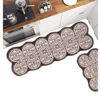 Oem - Set 2 Alfombra Hogar Limpiapiés Antideslizante 118X38Cm M2