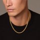 thumbnail image 5 of Collar JAXXON Cadena Cubana 8mm con Baño de Oro 14k 51cm, 5 of 5