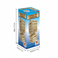 Juego De Mesa Torre Madera Chica - Toyng
