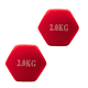 thumbnail image 2 of Par de Mancuernas hexagonales de neopreno 2kg c/u Total 4kg, 2 of 2
