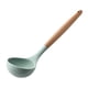thumbnail image 1 of Juego de Utensilios de Cocina Antiadherentes de Silicona con Mango de Madera, Cucharón para Sopa, 1 of 3