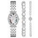 thumbnail image 1 of Reloj Anne Klein Petite Silver-Tone Oval Para Mujer AK-3971SVST, 1 of 2