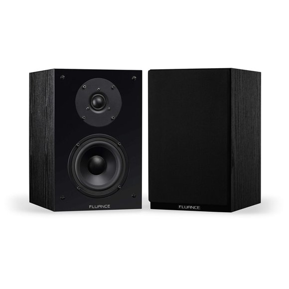 Par de Parlantes Estéreo de Estantería Fluance SX6 de 2 Vías Negro