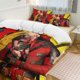 thumbnail image 1 of Deadpool Wolverine Family Bed 3 Piece Set Personalized Bedding Decor for Kids And Teens Anime Student Dormitory Cover, 1 of 5