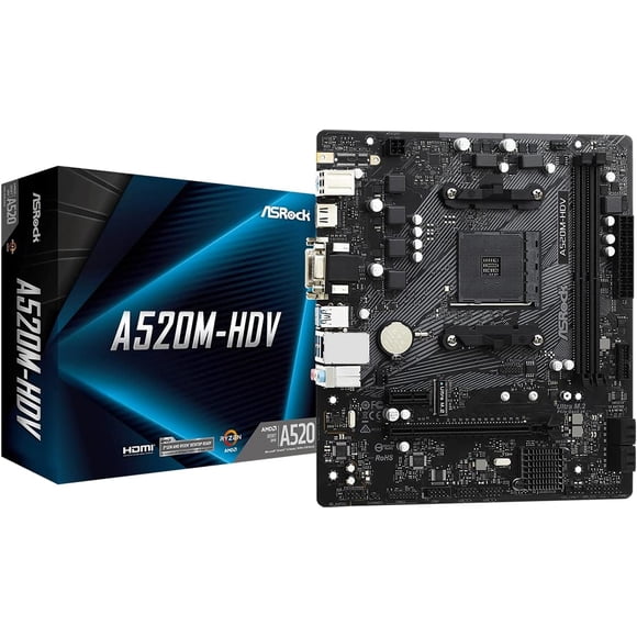 PLACA MADRE ASROCK A520M HDV sAM4