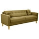 thumbnail image 2 of Sofa New Retro 3CG Felpa 01 Verde Musgo, 2 of 6