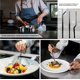 thumbnail image 2 of Juego de pinzas para enchapar Yioeecf Chef, acero inoxidable, 6 piezas, 2 of 6