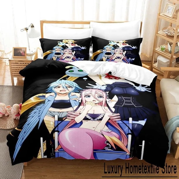 Everyday Life with Monster Girls Bedding Set Bed Set Adult Kid Bedroom Duvet cover Sets Bed Sheets