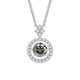 thumbnail image 1 of Collar de Moissanita para Mujer 1 Uds Corte Redondo Color D VVS1 Collar de Diamante de Plata Esterlina 925 Colgante de Moissanita para Mujer con Certificado, 1 of 9