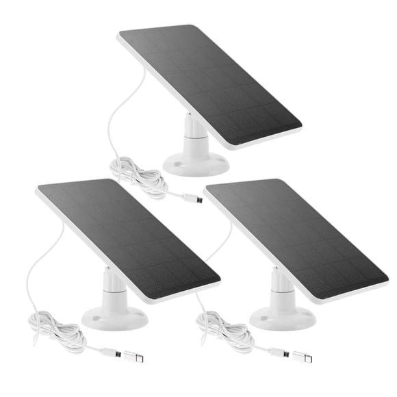 Paquete de 3 cargadores de paneles solares para Arlo Essential/Ring Spotlight