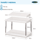 thumbnail image 3 of Estante Organizador 2 Niveles Carry All Blanco Para Condimentos, 3 of 6