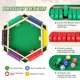 thumbnail image 2 of Juego Shut the Box Uowivi para 6 jugadores con tablero de madera y 16 dados, 2 of 7
