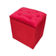 thumbnail image 3 of Pouf Baul Rojo Felpa 40*33*45 Rimar, 3 of 4