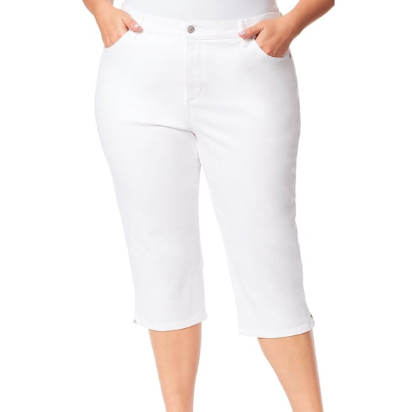 Vaqueros Amanda Capri de Gloria Vanderbilt para mujer, color blanco 10R