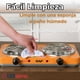 thumbnail image 5 of Cocina Eléctrica 2 Platos 2000W Cocinilla Portátil Naranja, 5 of 8