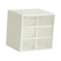 Bothyi - Organizador De Cajones Pequeño Para Escritorio, Organizador De Cuentas Para Tocador, Manualidades De Bricolaje, Oficina, Color Blanco