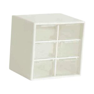 Bothyi - Organizador De Cajones Pequeño Para Escritorio, Organizador De Cuentas Para Tocador, Manualidades De Bricolaje, Oficina, Color Blanco