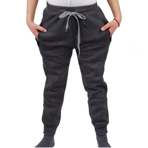 Pantalón Unisex Buzo Juvenil Algodón Sin Forro Polar Liso 213