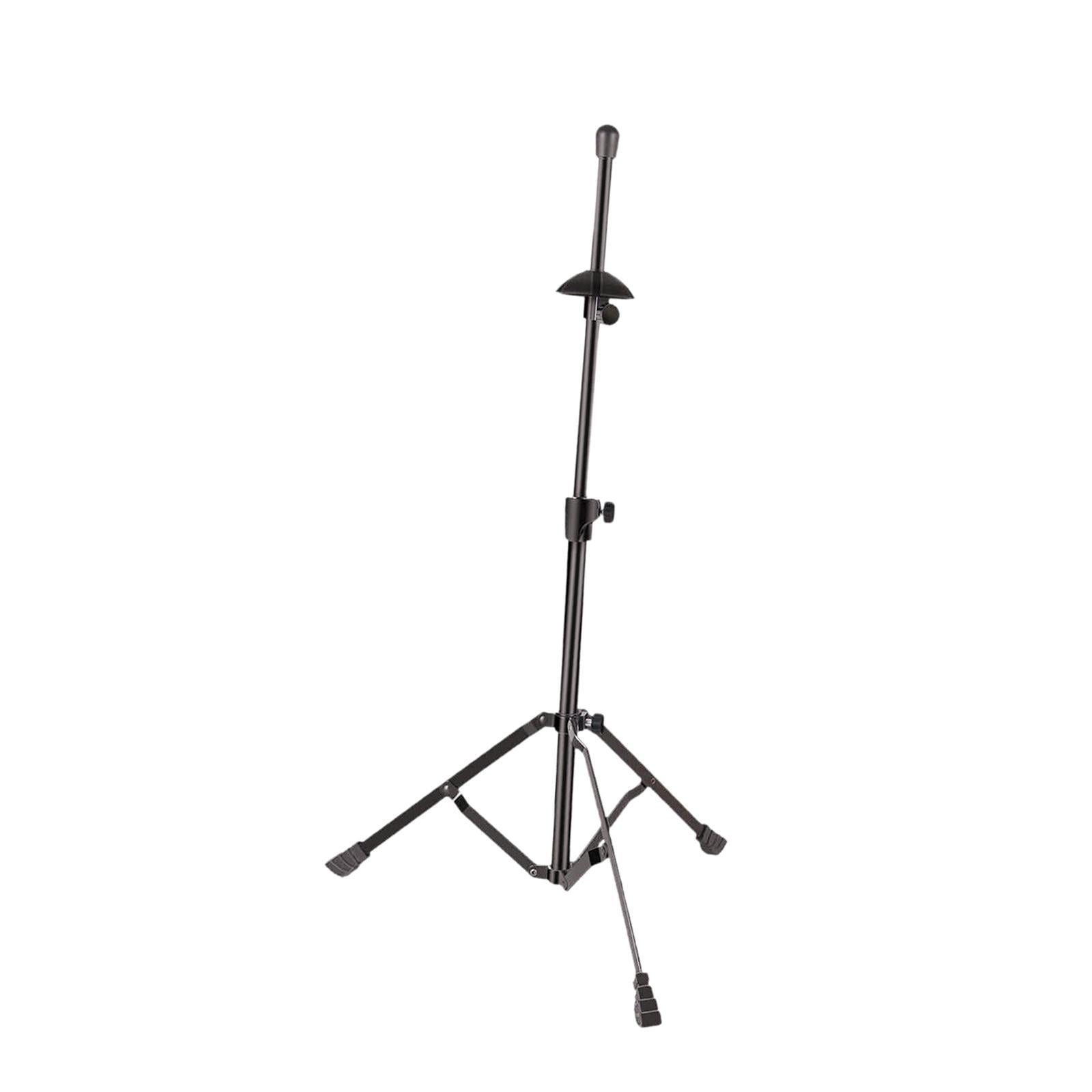 Magideal - Soporte Para Trombón, Accesorios De Latón, Base De Trípode Portátil Con Ajuste De Altura Retráctil, Soporte Para Instrumento Musical Para Bombardino