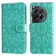 thumbnail image 5 of Funda tipo cartera FOXDOCK para OnePlus 12 , diseño girasol en relieve, cuero PU, cierre magnético, soporte y tarjetero, 5 of 5