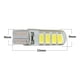 thumbnail image 2 of Luces Led T10 Cola De Pescado Silicona, 2 of 3