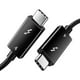 thumbnail image 1 of Cable Usb C 4.0 Thunderbolt 4 1m 40gbp/s 100w Salida 8k 60hz Negro, 1 of 7