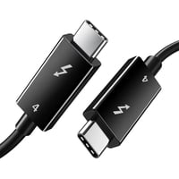 Genérica - Cable Usb C 4.0 Thunderbolt 4 1M 40Gbp/S 100W Salida 8K 60Hz Negro