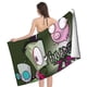 thumbnail image 4 of Invasor Zim Toalla de playa de secado rápido con diseño temático, regalo para mujeres y niñas, ideal para cumpleaños, fans, amantes de la música, uso en la playa o al aire libre, 78 × 150 cm, 4 of 6