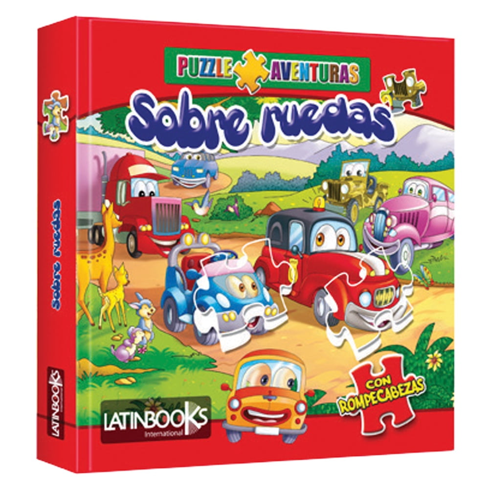 Latinbooks - Libro Puzzle Sobre Ruedas