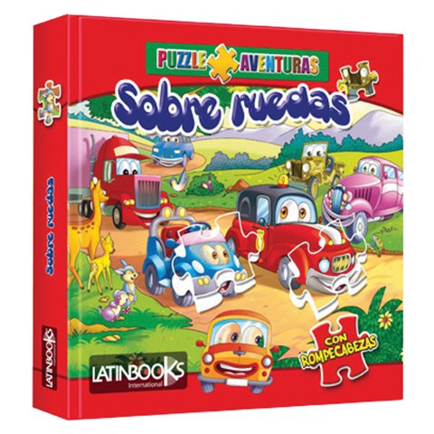 Latinbooks - Libro Puzzle Sobre Ruedas
