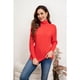 thumbnail image 1 of Sweater Mujer Cuello Alto Manga Larga Murciélago Tejido 5063, 1 of 4