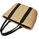 thumbnail image 3 of Bolsos de paja para mujer, bolso grande de playa de verano, bolso cruzado tejido a mano, 3 of 7