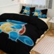 thumbnail image 1 of Squi_rtle Print Bedding Set Pattern Duvet Cove Set 3 Pieces 1 Quilt Cover And 2 Pillowcases for Women Men Teens, 1 of 5