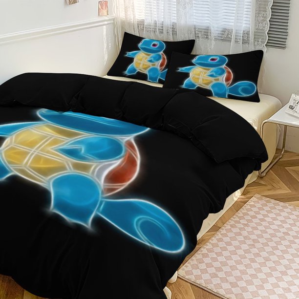 Squi_rtle Print Bedding Set Pattern Duvet Cove Set 3 Pieces 1 Quilt Cover And 2 Pillowcases for Women Men Teens