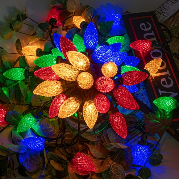 Guirnalda de Luces navideñas AWQ 100LED 24.7 m C9 multicolor