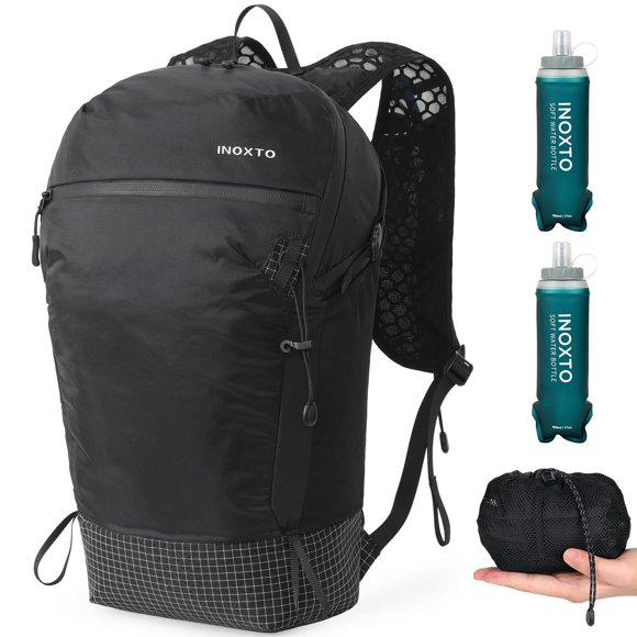 Mochila IX INOXTO 15L/22L Plegable Impermeable Negra