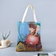 thumbnail image 2 of Phineas y Ferb Bolso de tela con estampado de lienzo para mujer, bolsa de compras reutilizable y estética, con cremallera interior, regalo para mujer,38*45cm., 2 of 6