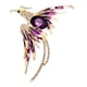 thumbnail image 3 of Broche Para Mujer, Accesorios De Phoenix, Joyería Para Bufanda, Sombrero, Morado, 3 of 5