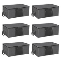 Bothyi - Bolsa De Almacenamiento De Ropa De 6 Piezas, Bolsa De Cama Plegable Para Abrigos, Ropa, Almohadas, 60 L, 55 X 35 X 32 Cm